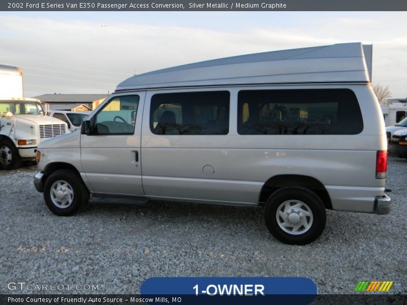 Silver Metallic / Medium Graphite 2002 Ford E Series Van E350 Passenger Access Conversion