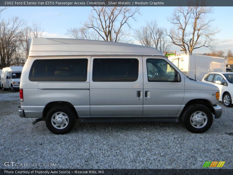 Silver Metallic / Medium Graphite 2002 Ford E Series Van E350 Passenger Access Conversion