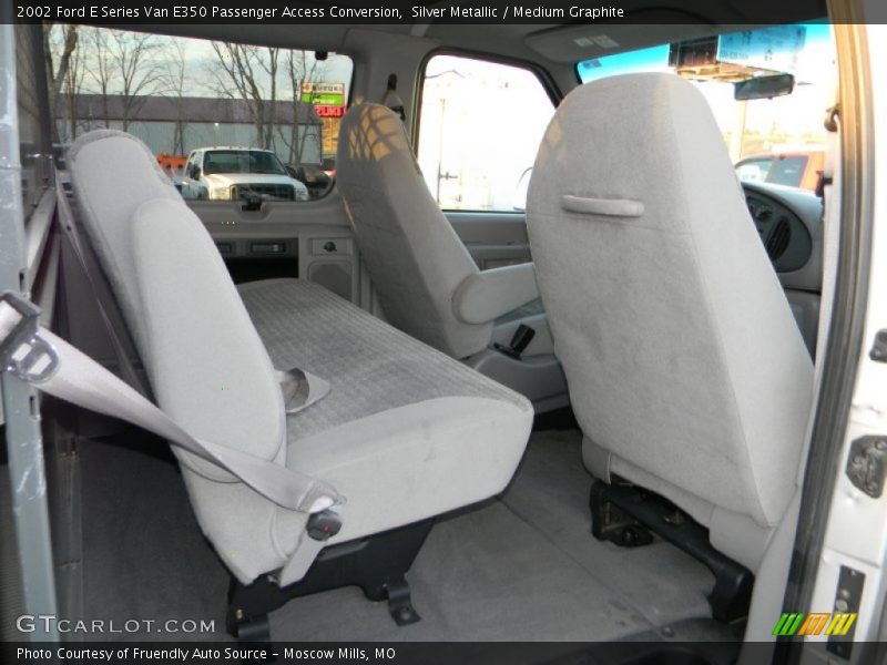 Silver Metallic / Medium Graphite 2002 Ford E Series Van E350 Passenger Access Conversion