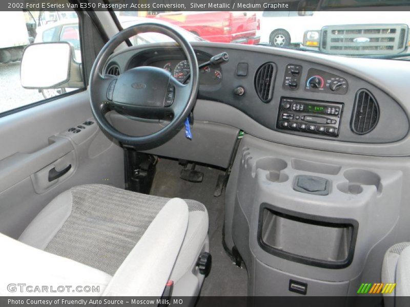 Silver Metallic / Medium Graphite 2002 Ford E Series Van E350 Passenger Access Conversion