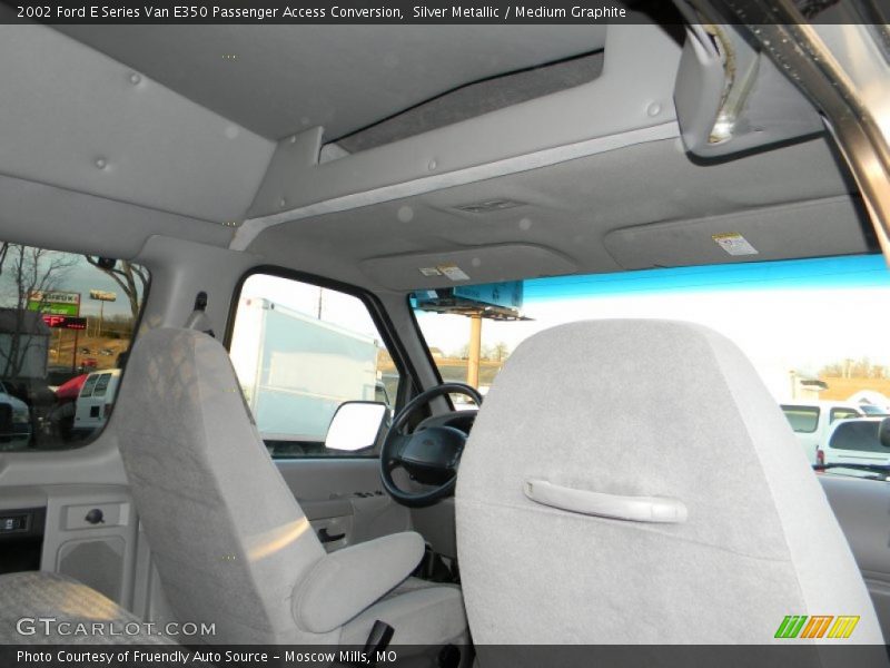 Silver Metallic / Medium Graphite 2002 Ford E Series Van E350 Passenger Access Conversion