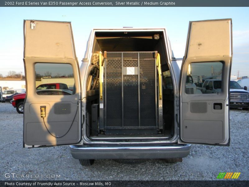 Silver Metallic / Medium Graphite 2002 Ford E Series Van E350 Passenger Access Conversion