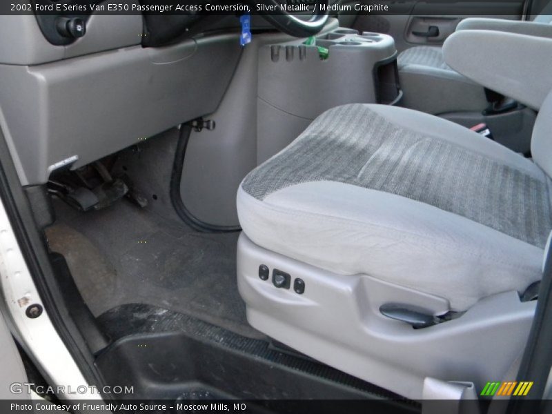 Silver Metallic / Medium Graphite 2002 Ford E Series Van E350 Passenger Access Conversion