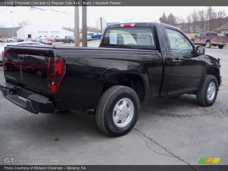 Black / Medium Pewter 2008 Chevrolet Colorado LS Regular Cab 4x4