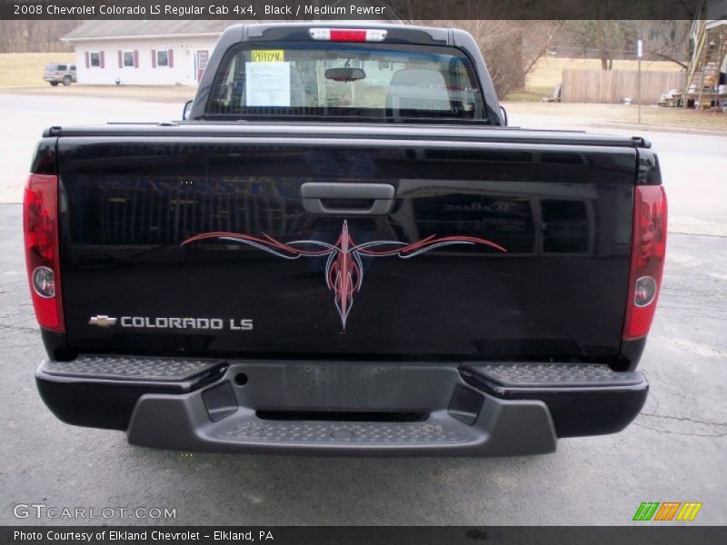 Black / Medium Pewter 2008 Chevrolet Colorado LS Regular Cab 4x4