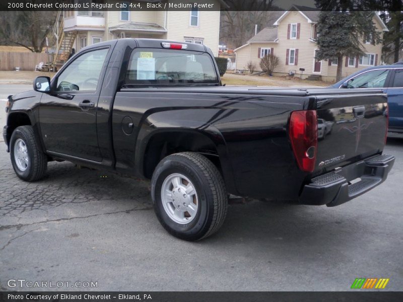 Black / Medium Pewter 2008 Chevrolet Colorado LS Regular Cab 4x4
