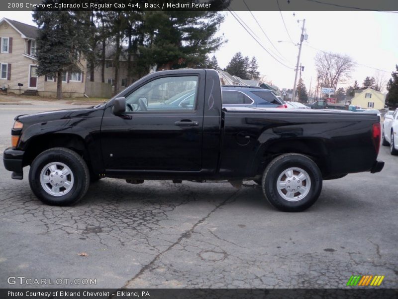 Black / Medium Pewter 2008 Chevrolet Colorado LS Regular Cab 4x4