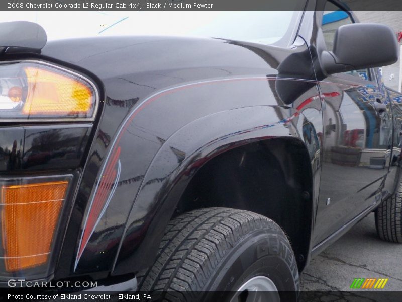 Black / Medium Pewter 2008 Chevrolet Colorado LS Regular Cab 4x4