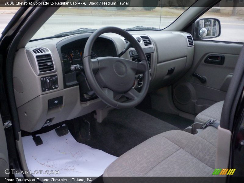 Black / Medium Pewter 2008 Chevrolet Colorado LS Regular Cab 4x4