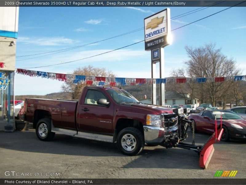 Deep Ruby Metallic / Light Cashmere/Ebony 2009 Chevrolet Silverado 3500HD LT Regular Cab 4x4