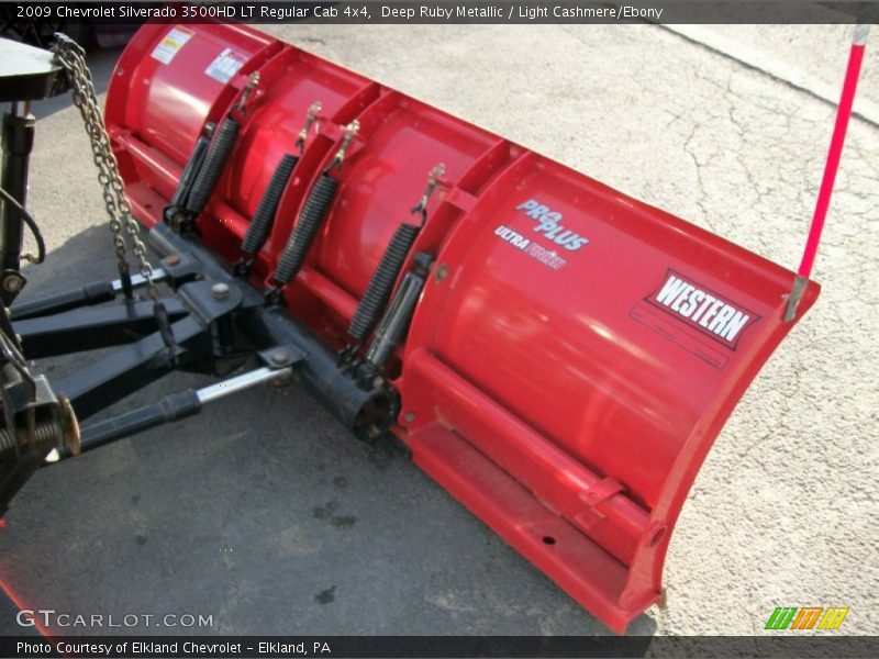 Deep Ruby Metallic / Light Cashmere/Ebony 2009 Chevrolet Silverado 3500HD LT Regular Cab 4x4
