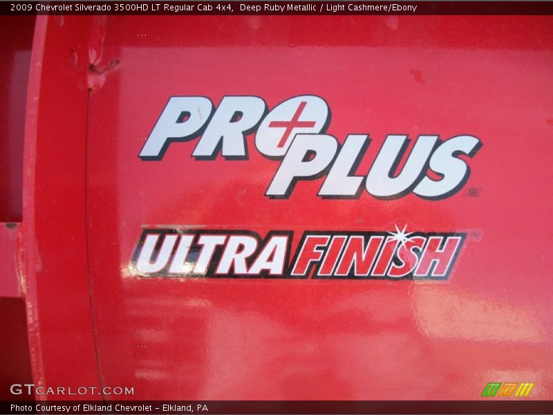 Deep Ruby Metallic / Light Cashmere/Ebony 2009 Chevrolet Silverado 3500HD LT Regular Cab 4x4