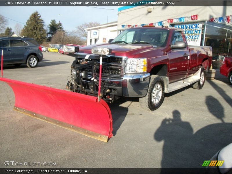 Deep Ruby Metallic / Light Cashmere/Ebony 2009 Chevrolet Silverado 3500HD LT Regular Cab 4x4