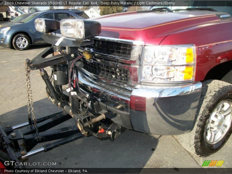 Deep Ruby Metallic / Light Cashmere/Ebony 2009 Chevrolet Silverado 3500HD LT Regular Cab 4x4