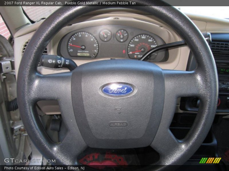 Pueblo Gold Metallic / Medium Pebble Tan 2007 Ford Ranger XL Regular Cab