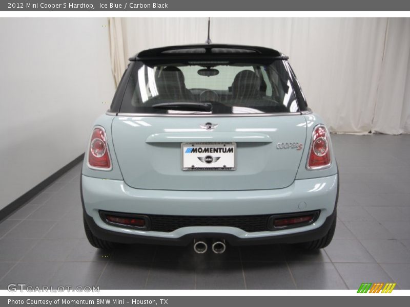 Ice Blue / Carbon Black 2012 Mini Cooper S Hardtop