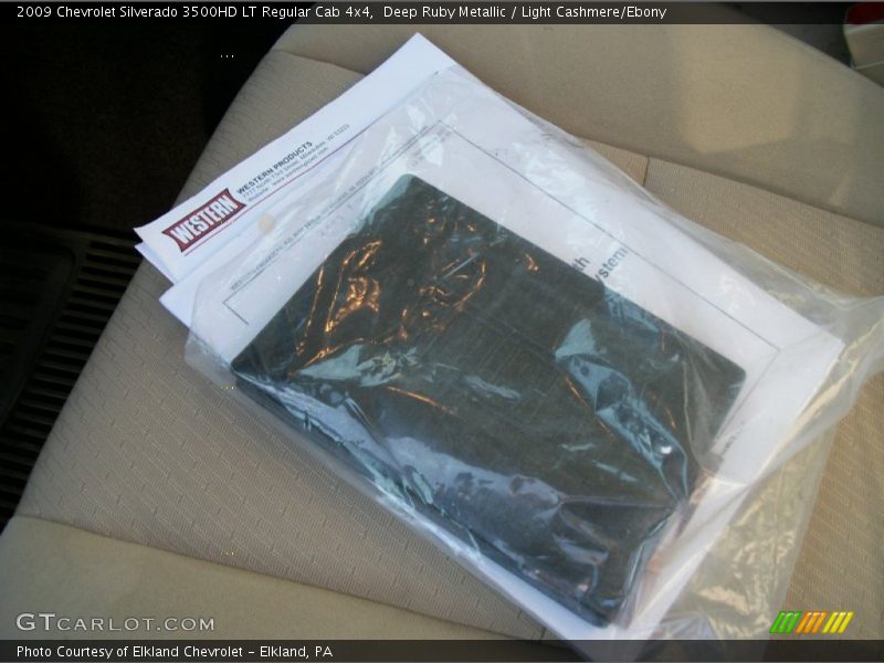 Deep Ruby Metallic / Light Cashmere/Ebony 2009 Chevrolet Silverado 3500HD LT Regular Cab 4x4