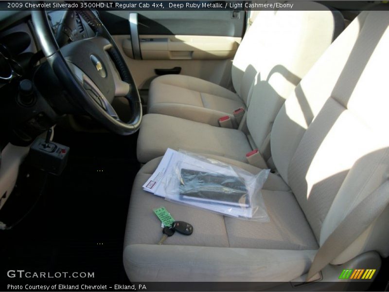 Deep Ruby Metallic / Light Cashmere/Ebony 2009 Chevrolet Silverado 3500HD LT Regular Cab 4x4