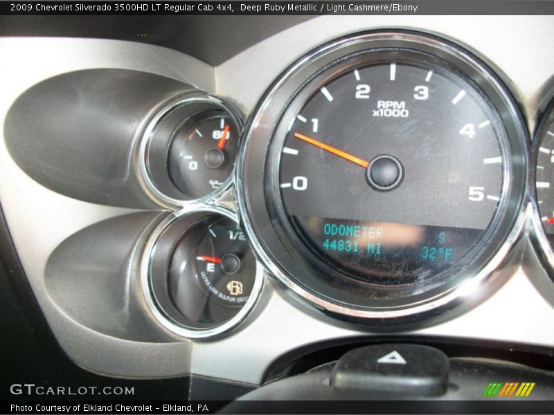 Deep Ruby Metallic / Light Cashmere/Ebony 2009 Chevrolet Silverado 3500HD LT Regular Cab 4x4
