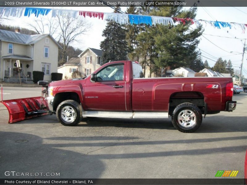 Deep Ruby Metallic / Light Cashmere/Ebony 2009 Chevrolet Silverado 3500HD LT Regular Cab 4x4