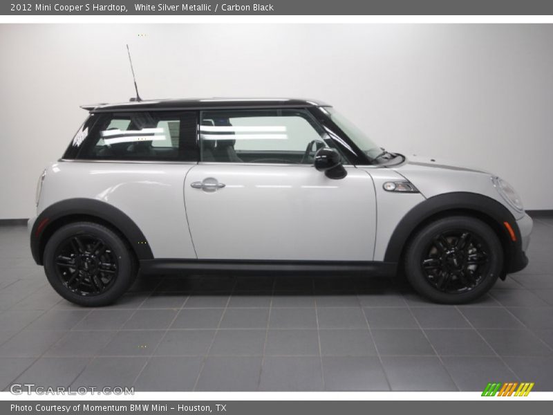 White Silver Metallic / Carbon Black 2012 Mini Cooper S Hardtop