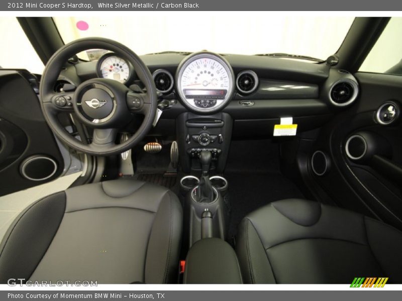 White Silver Metallic / Carbon Black 2012 Mini Cooper S Hardtop