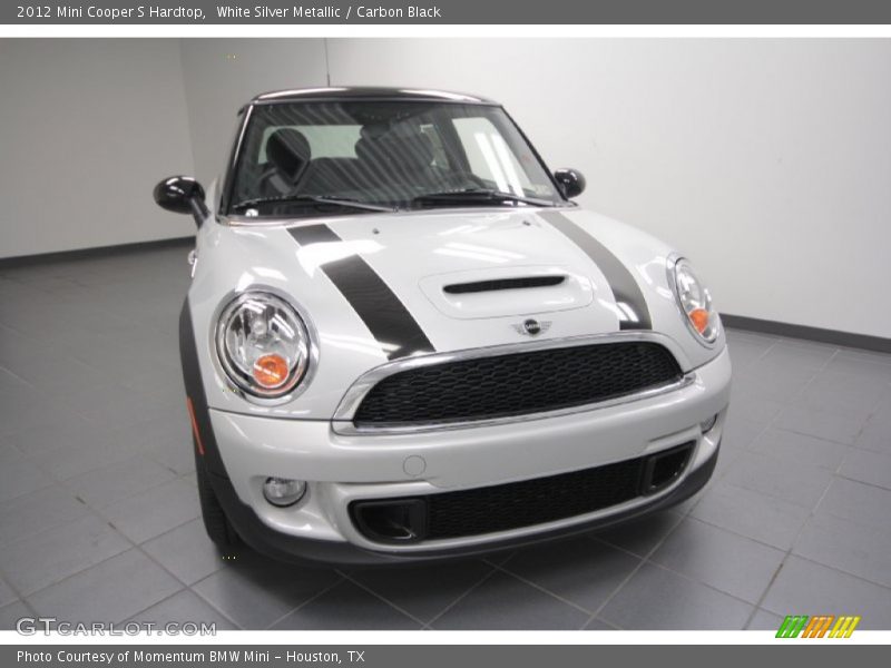 White Silver Metallic / Carbon Black 2012 Mini Cooper S Hardtop