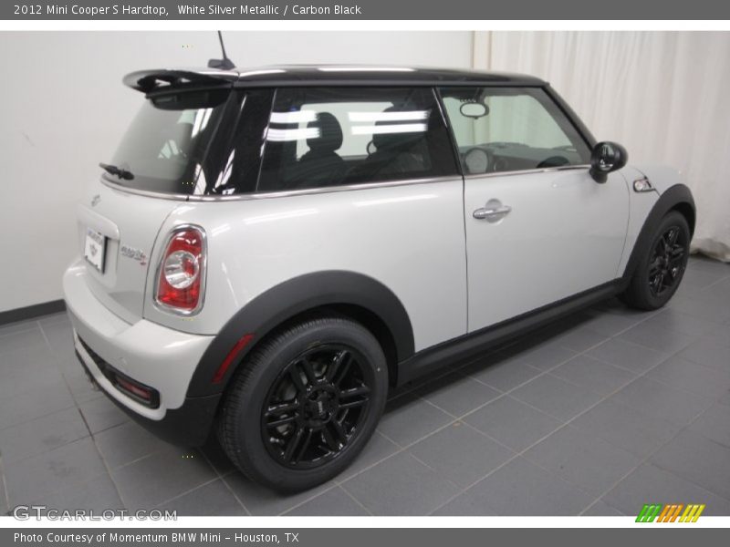 White Silver Metallic / Carbon Black 2012 Mini Cooper S Hardtop
