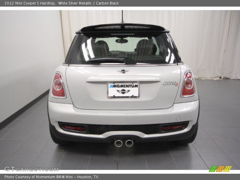 White Silver Metallic / Carbon Black 2012 Mini Cooper S Hardtop