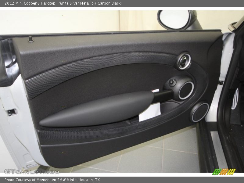White Silver Metallic / Carbon Black 2012 Mini Cooper S Hardtop