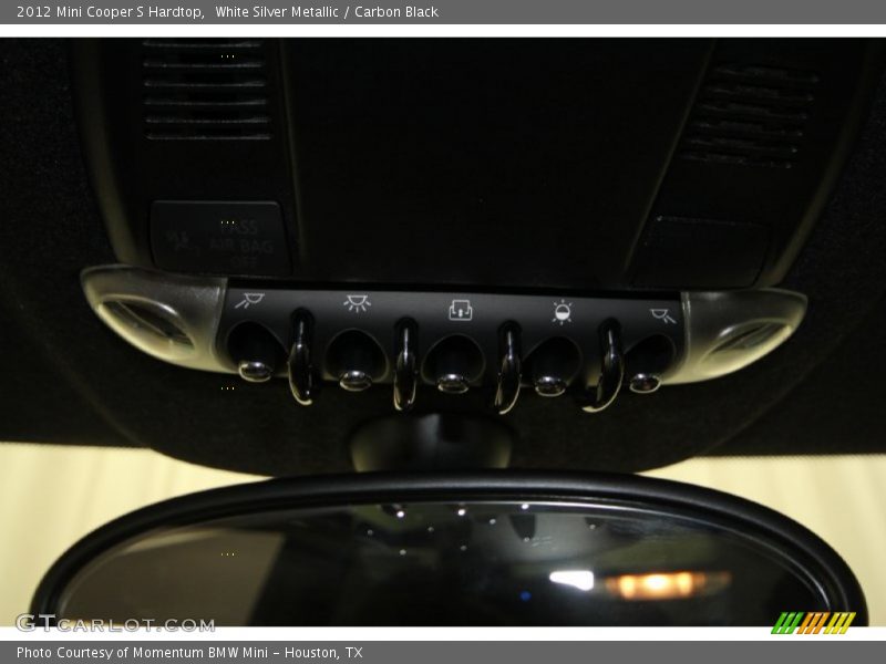 White Silver Metallic / Carbon Black 2012 Mini Cooper S Hardtop