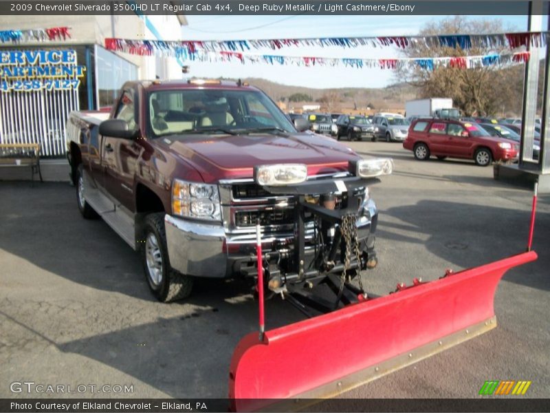Deep Ruby Metallic / Light Cashmere/Ebony 2009 Chevrolet Silverado 3500HD LT Regular Cab 4x4