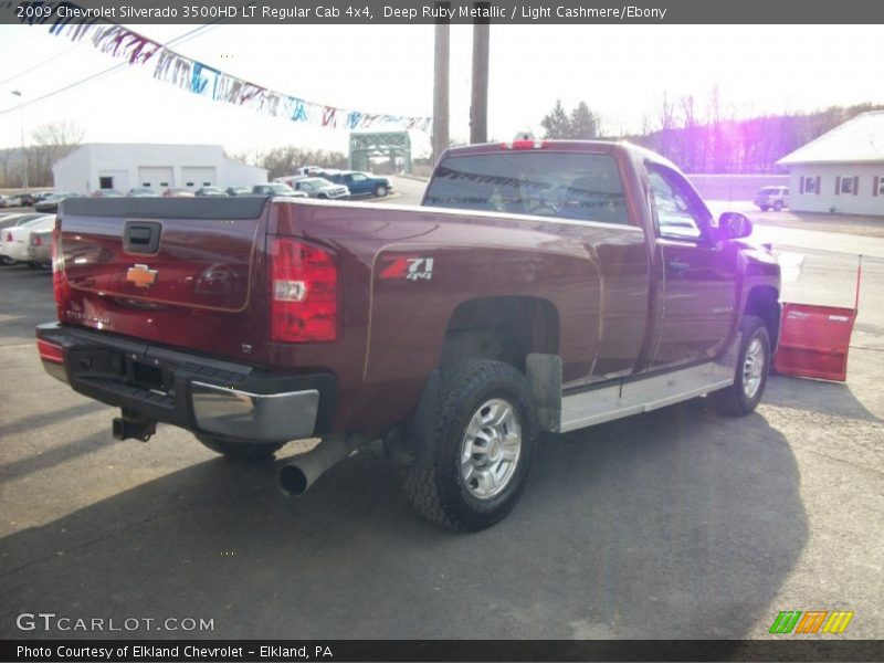 Deep Ruby Metallic / Light Cashmere/Ebony 2009 Chevrolet Silverado 3500HD LT Regular Cab 4x4