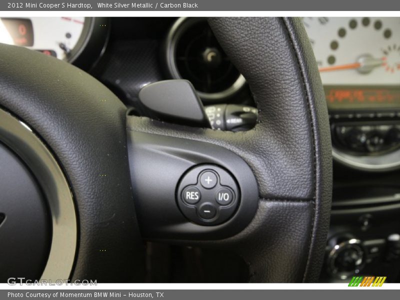 White Silver Metallic / Carbon Black 2012 Mini Cooper S Hardtop