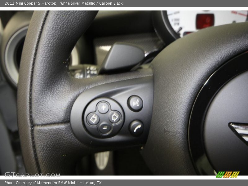 White Silver Metallic / Carbon Black 2012 Mini Cooper S Hardtop