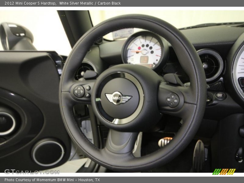 White Silver Metallic / Carbon Black 2012 Mini Cooper S Hardtop