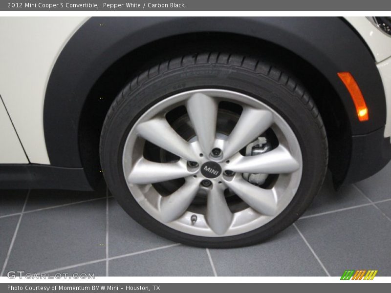 Pepper White / Carbon Black 2012 Mini Cooper S Convertible