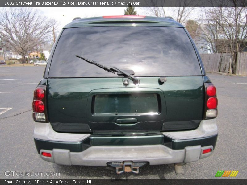Dark Green Metallic / Medium Oak 2003 Chevrolet TrailBlazer EXT LS 4x4
