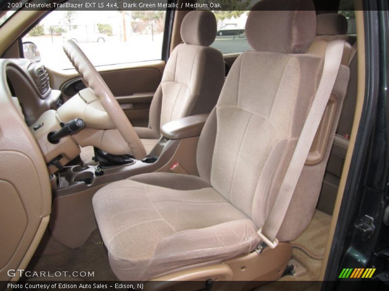 Dark Green Metallic / Medium Oak 2003 Chevrolet TrailBlazer EXT LS 4x4