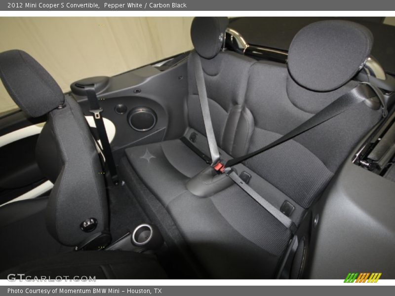 Pepper White / Carbon Black 2012 Mini Cooper S Convertible
