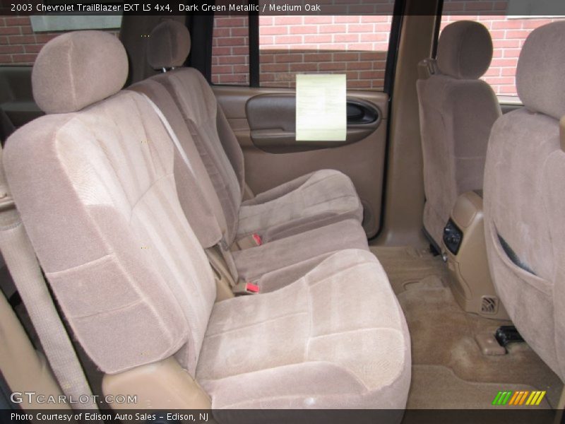 Dark Green Metallic / Medium Oak 2003 Chevrolet TrailBlazer EXT LS 4x4