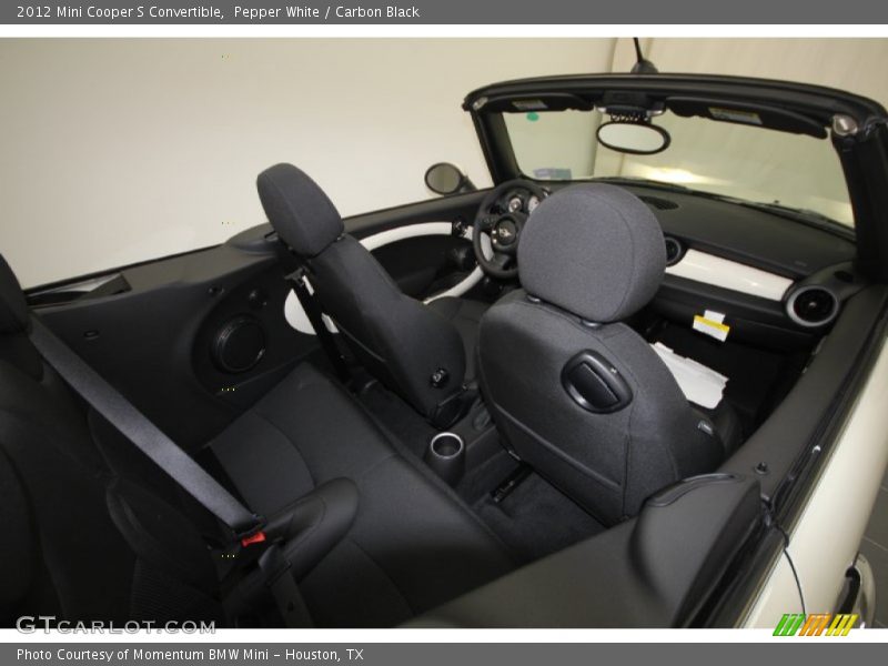 Pepper White / Carbon Black 2012 Mini Cooper S Convertible