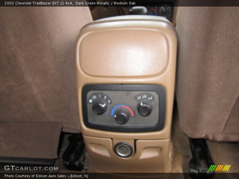 Dark Green Metallic / Medium Oak 2003 Chevrolet TrailBlazer EXT LS 4x4