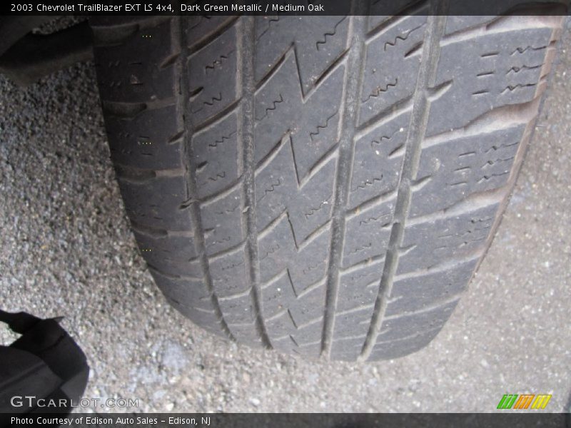 Dark Green Metallic / Medium Oak 2003 Chevrolet TrailBlazer EXT LS 4x4