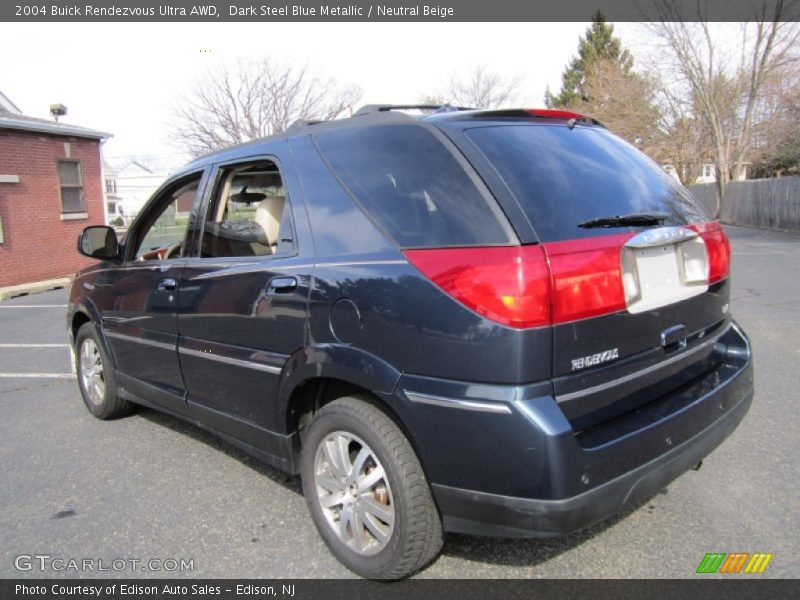 Dark Steel Blue Metallic / Neutral Beige 2004 Buick Rendezvous Ultra AWD