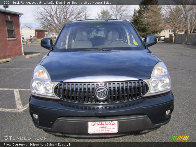 Dark Steel Blue Metallic / Neutral Beige 2004 Buick Rendezvous Ultra AWD
