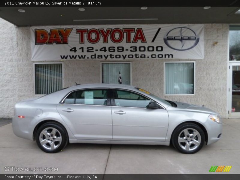 Silver Ice Metallic / Titanium 2011 Chevrolet Malibu LS