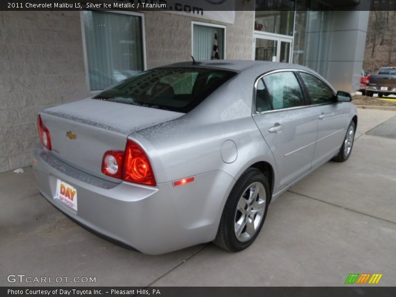 Silver Ice Metallic / Titanium 2011 Chevrolet Malibu LS