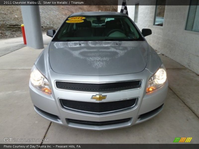 Silver Ice Metallic / Titanium 2011 Chevrolet Malibu LS