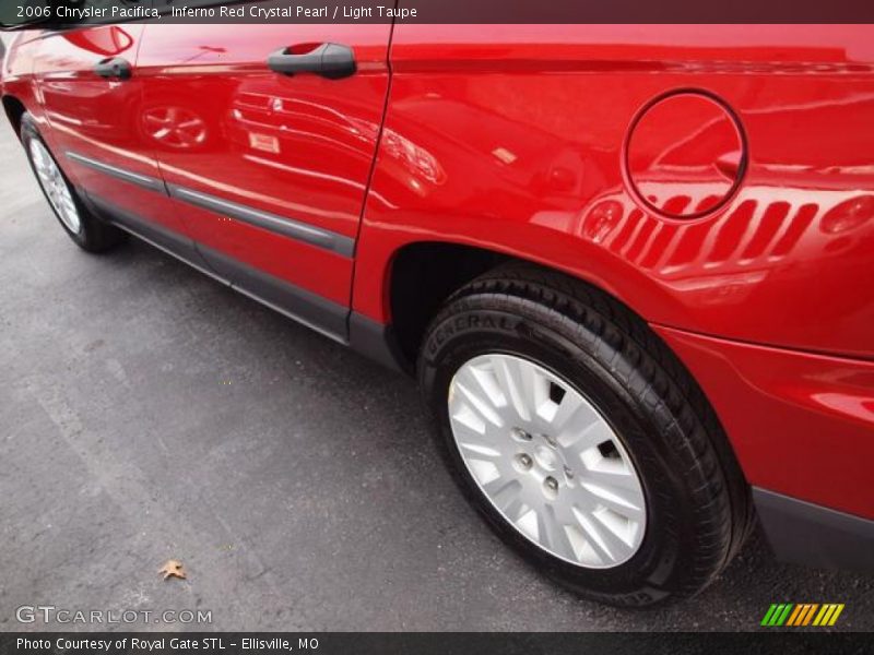 Inferno Red Crystal Pearl / Light Taupe 2006 Chrysler Pacifica